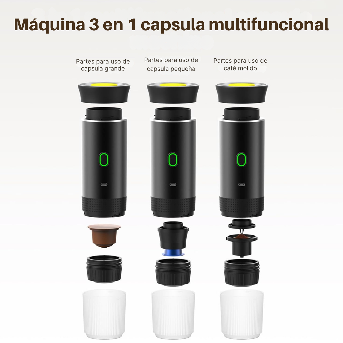 Cafetera Portátil 3 en 1
